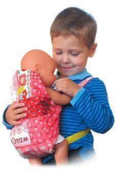 Рюкзачок-Кенгуру для куклы в асс-те