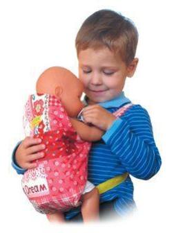 Рюкзачок-Кенгуру для куклы в асс-те