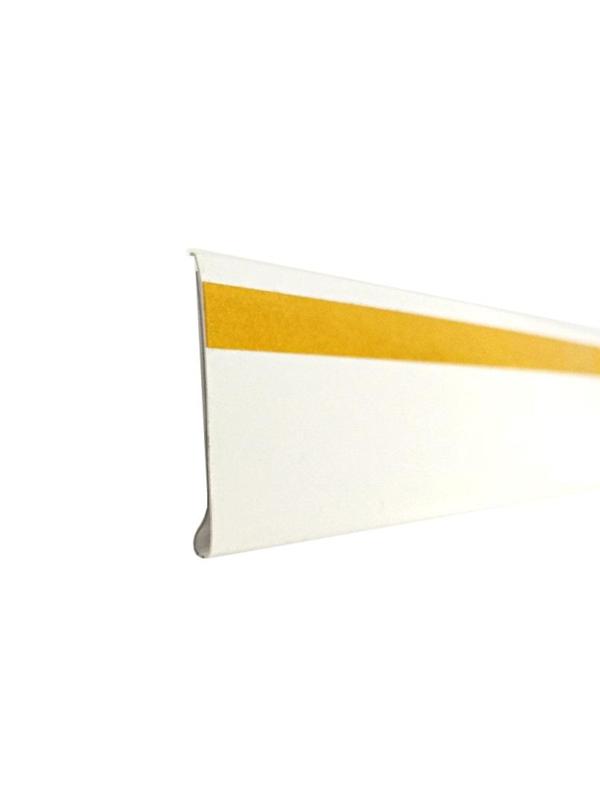 Ценникодержатель полочный DBR39 1000мм, белый 50 шт/уп