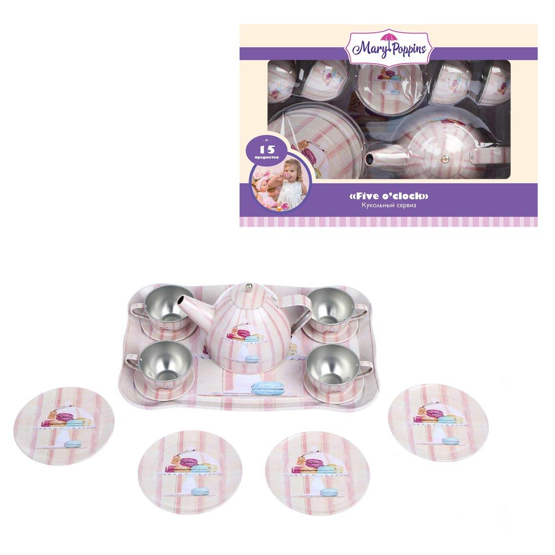 Набор мет. посуды Макарон 15 пр.