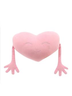 Мягкая игрушка Подушка Сердце розовое