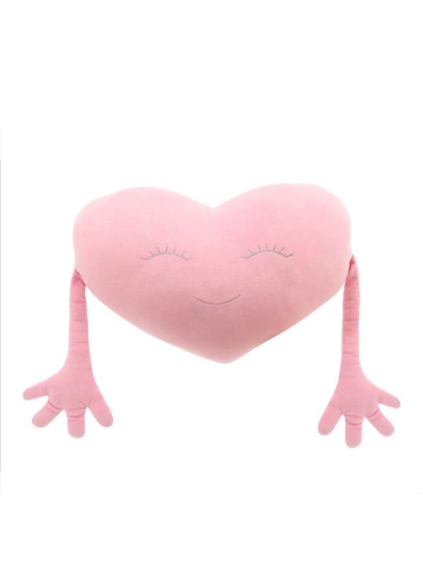 Мягкая игрушка Подушка Сердце розовое