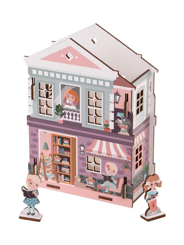 Книжный домик с LED-свечой