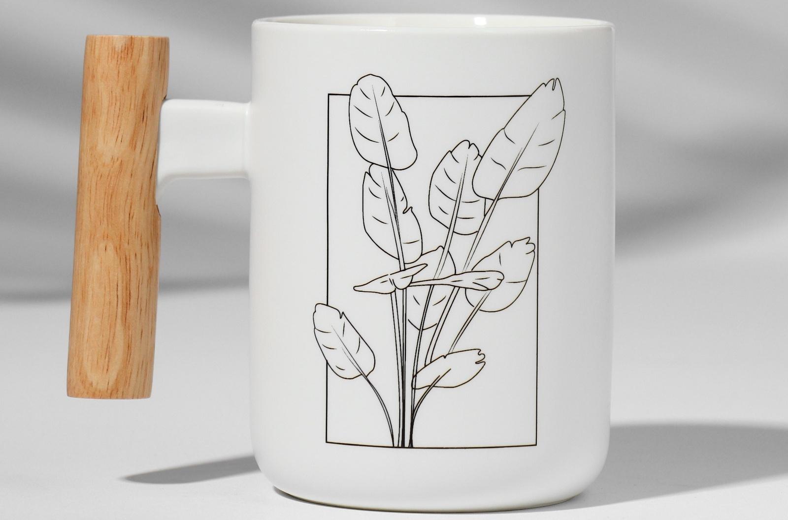 Кружка «Листья», 400 мл