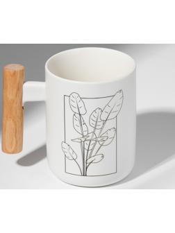 Кружка «Листья», 400 мл