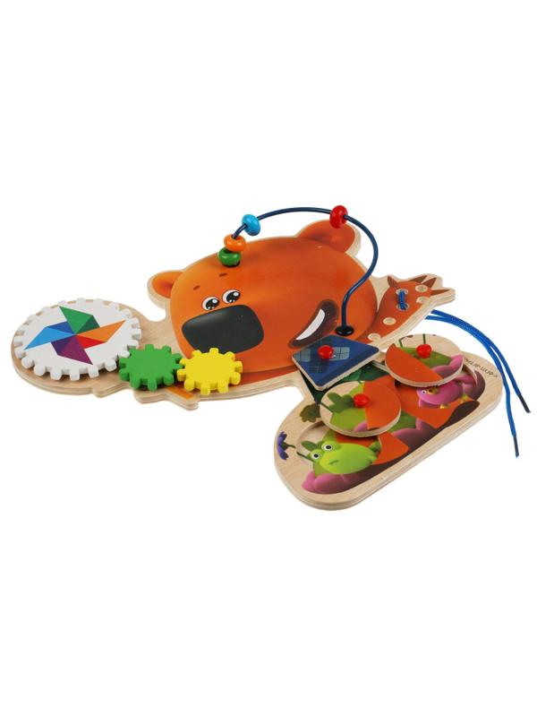 Игра Игрушка деревянная Ми-ми-мишки бизиборд кеша Буратино,315515