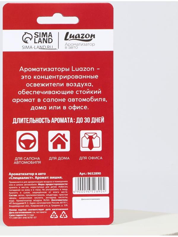 Ароматизатор в авто «Специалист», аромат: черри