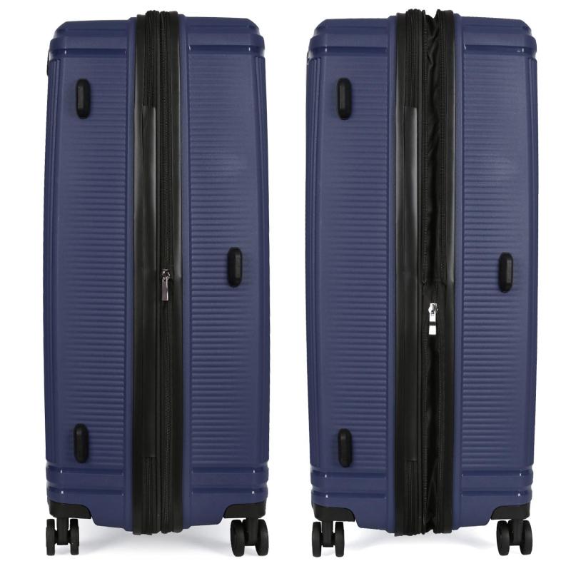 Чемодан 4-х колесный 100% полипропилен, 32х51х76, FABRETTI,EN9530-28-8