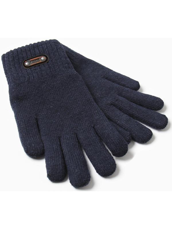 Перчатки мужские , цвет синий, размер 11