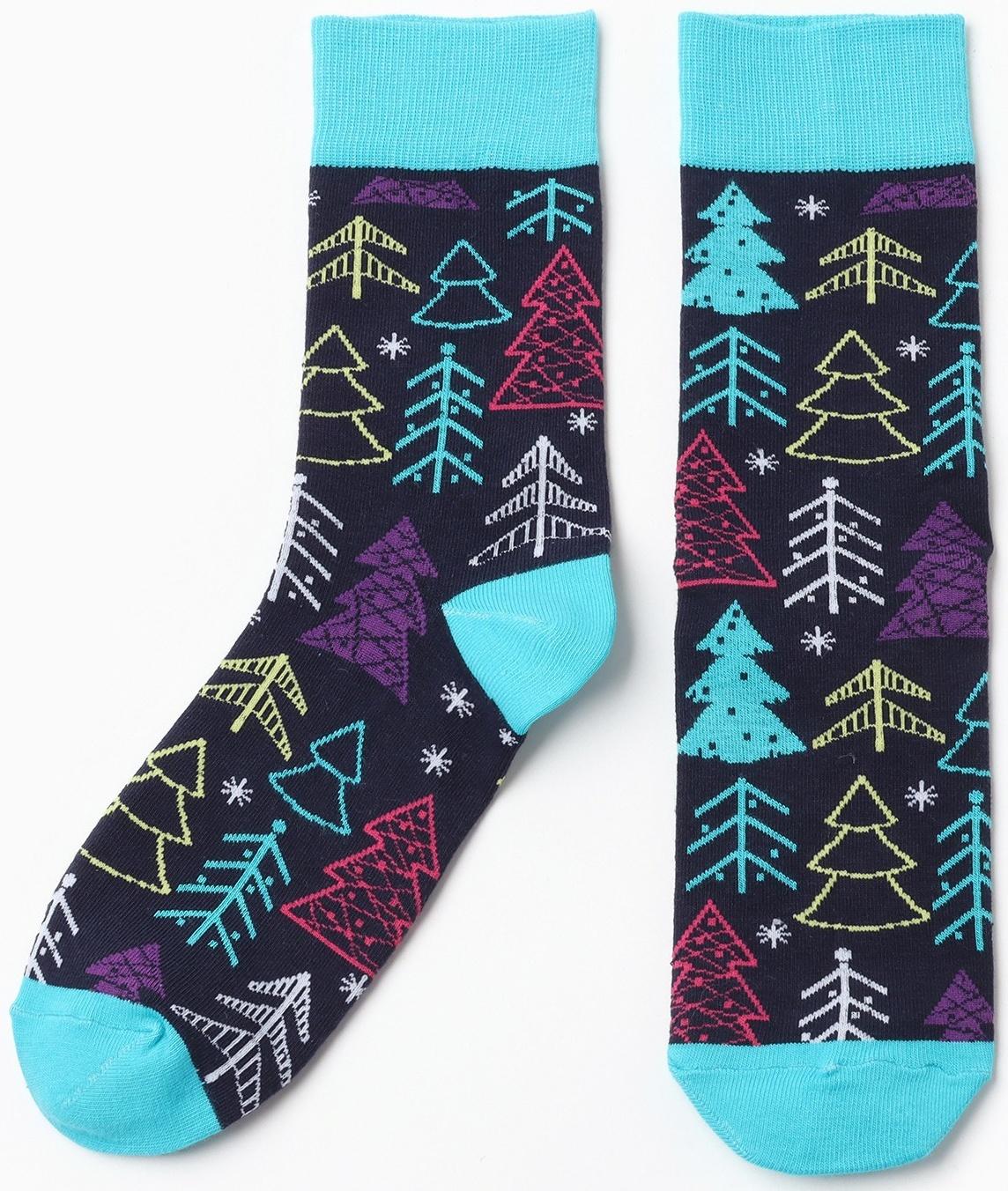 Носки мужские, цвет синий, размер 25-27