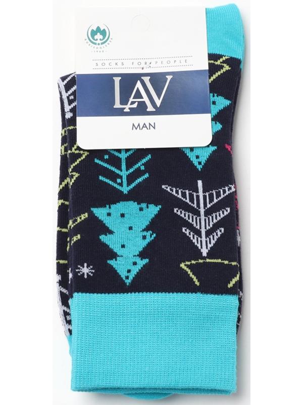 Носки мужские, цвет синий, размер 29-31