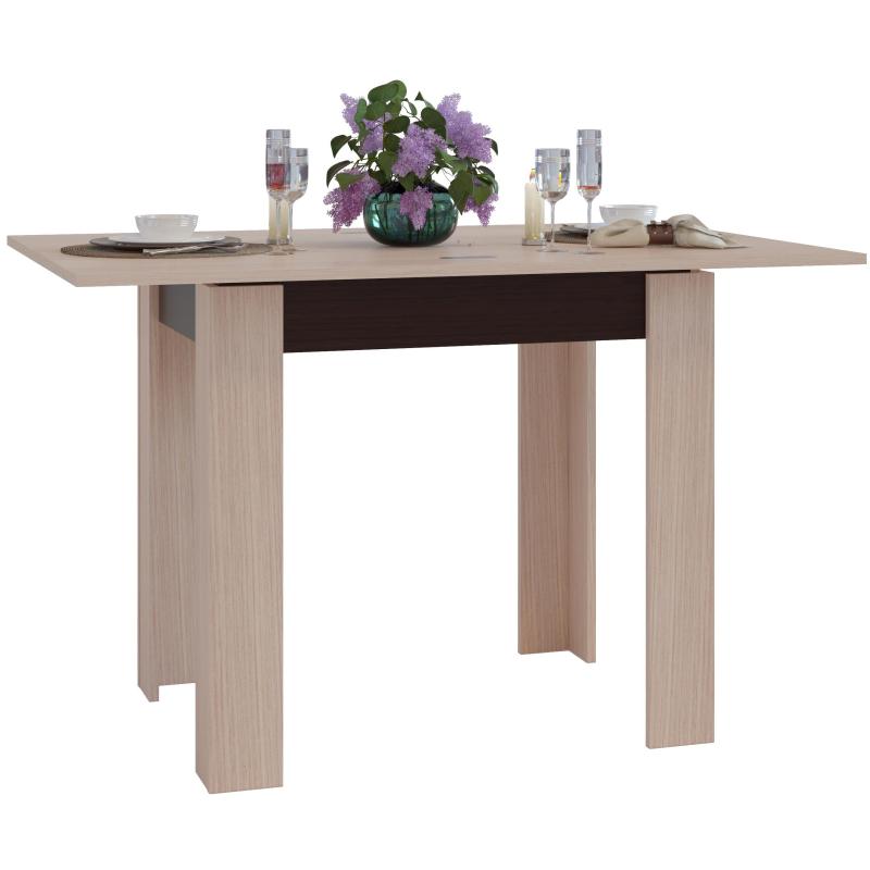 Стол обеденный Сокол СО-1  Венге/беленый дуб