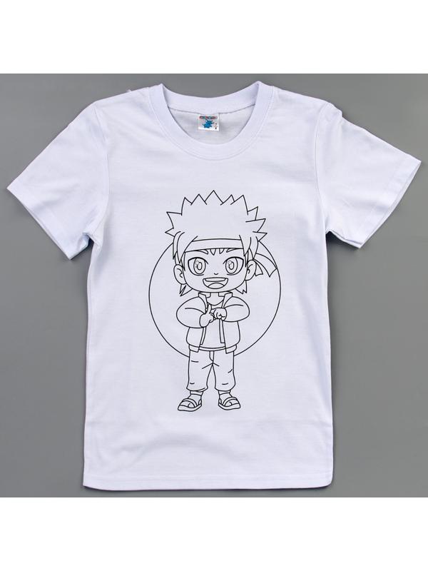 Набор для творчества футболка-раскраска «Мальчик лис», размер 128-134 см