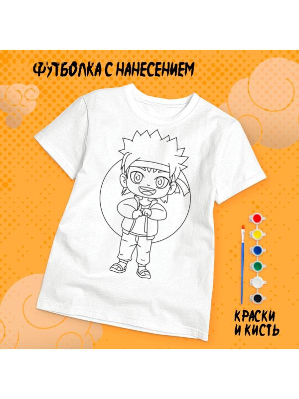 Набор для творчества футболка-раскраска «Мальчик лис », размер 140-146 см