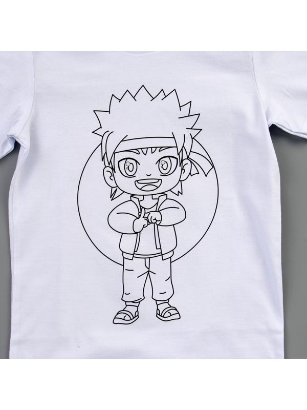 Набор для творчества футболка-раскраска «Мальчик лис », размер 140-146 см