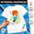 Набор для творчества футболка-раскраска «Футболист», размер 122-128 см