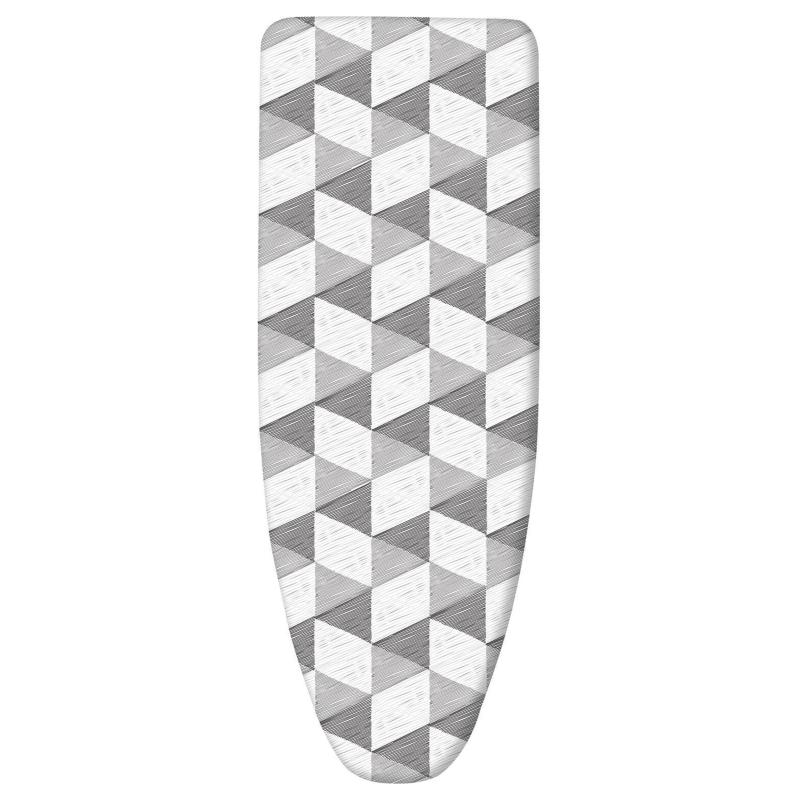 Чехол для гладильной доски универс.Nika ЧПД1 поролон.1300х420 со штрихами