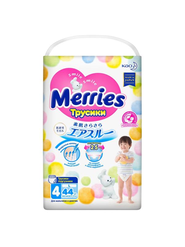 Подгузники -трусики MERRIES размер L 9-14кг 44шт/уп 62020081