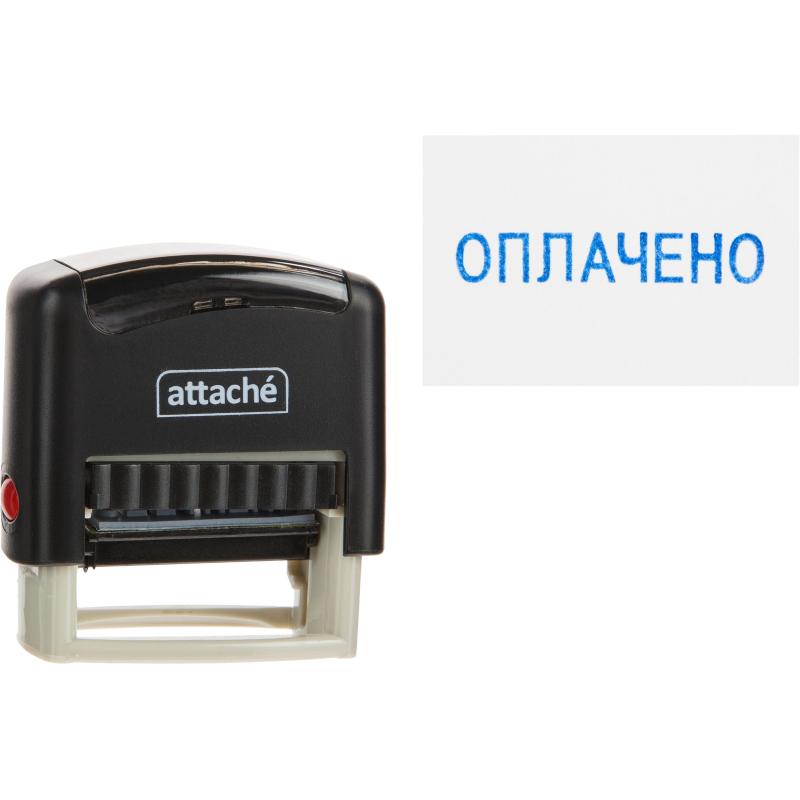 Штамп стандартный Attache ОПЛАЧЕНО 36х5 9011-T 1.2