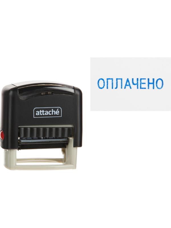 Штамп стандартный Attache ОПЛАЧЕНО 36х5 9011-T 1.2