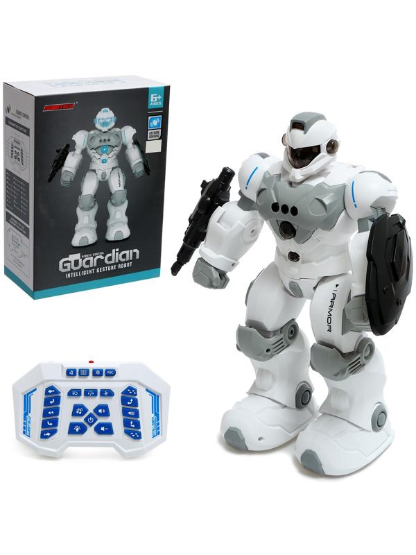 Робот «Гардиан», радиоуправляемый, жесты, свет, звук, с аккумулятором