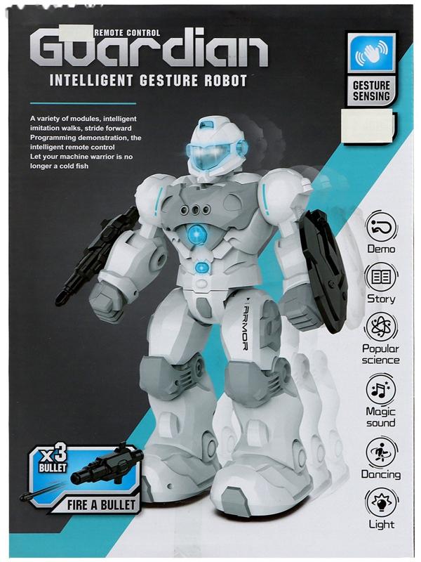 Робот «Гардиан», радиоуправляемый, жесты, свет, звук, с аккумулятором