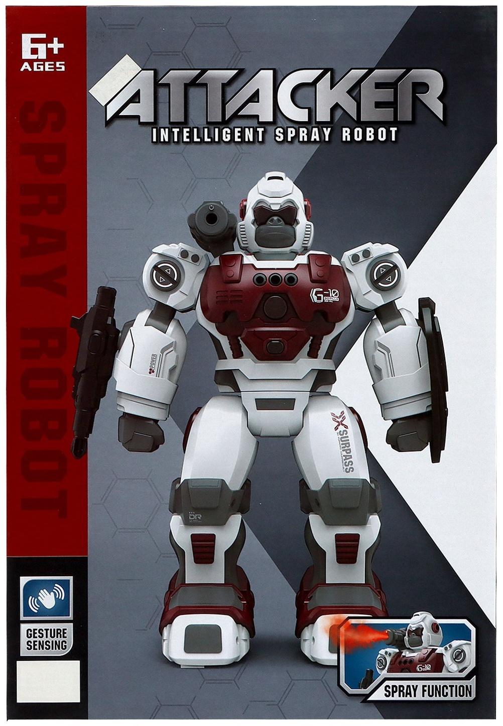 Робот «Гориллабот», радиоуправляемый, пар из пушки, свет, звук, с аккумулятором