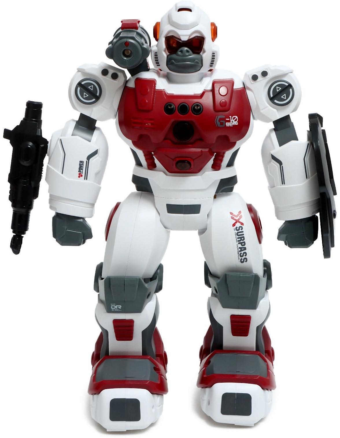 Робот «Гориллабот», радиоуправляемый, пар из пушки, свет, звук, с аккумулятором