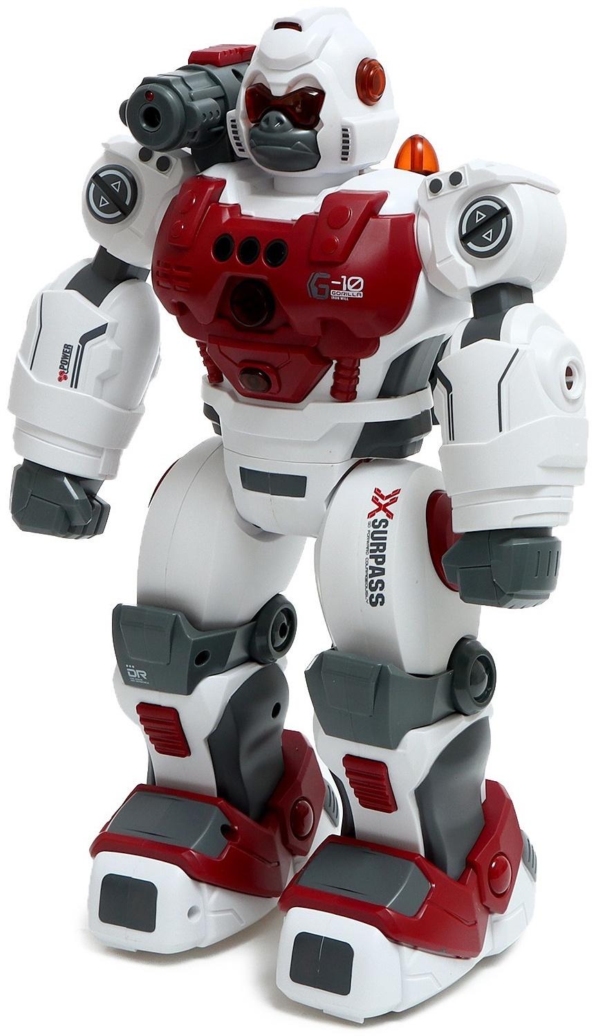 Робот «Гориллабот», радиоуправляемый, пар из пушки, свет, звук, с аккумулятором