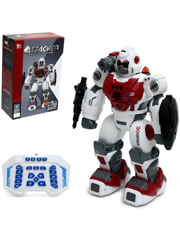 Робот «Гориллабот», радиоуправляемый, пар из пушки, свет, звук, с аккумулятором