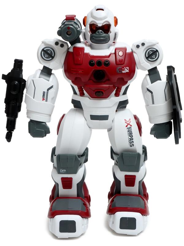 Робот «Гориллабот», радиоуправляемый, пар из пушки, свет, звук, с аккумулятором