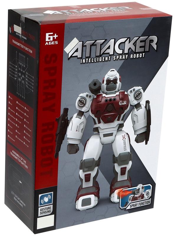 Робот «Гориллабот», радиоуправляемый, пар из пушки, свет, звук, с аккумулятором