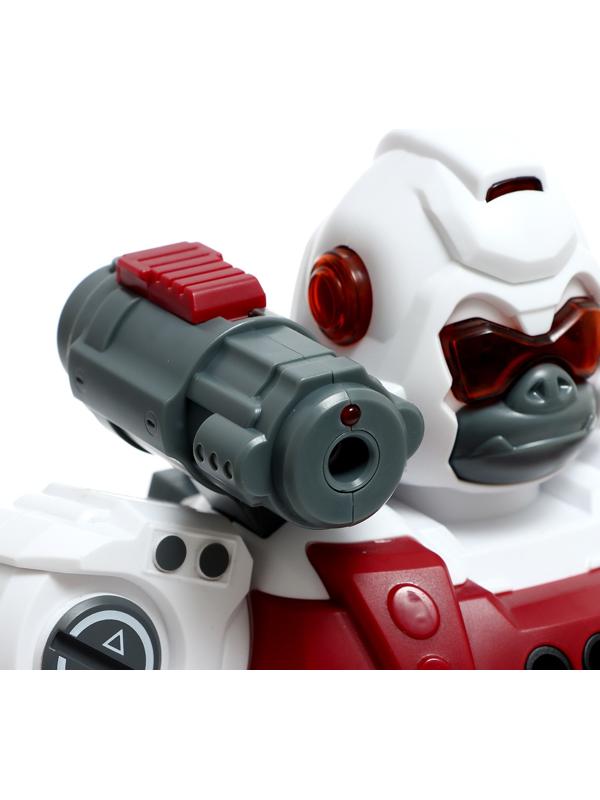 Робот «Гориллабот», радиоуправляемый, пар из пушки, свет, звук, с аккумулятором