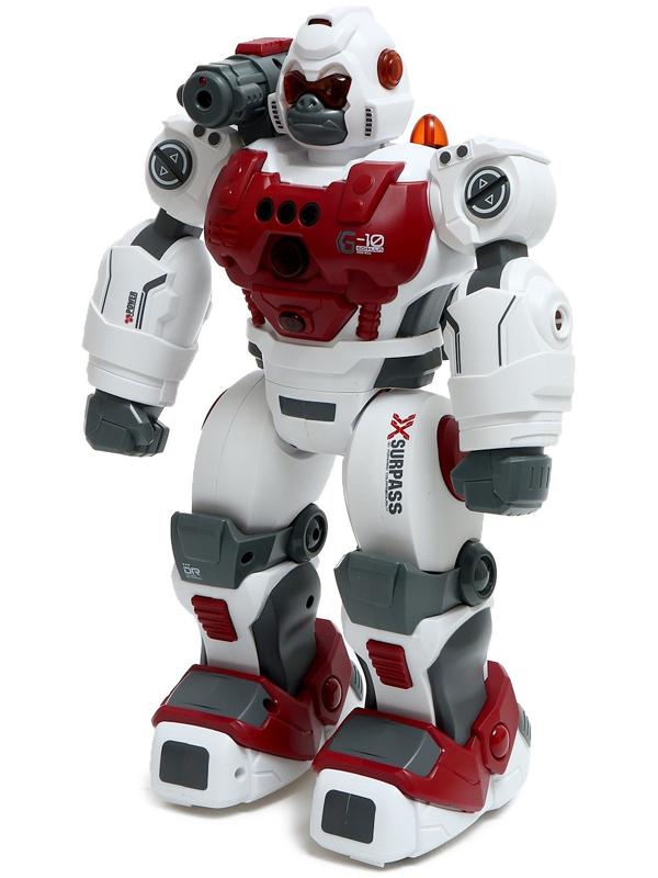 Робот «Гориллабот», радиоуправляемый, пар из пушки, свет, звук, с аккумулятором