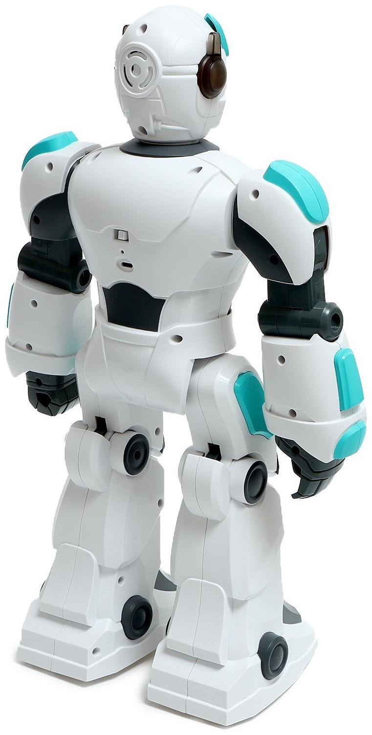 Робот «Атакер», радиоуправление, голосовое управление, свет, звук, с аккумулятором