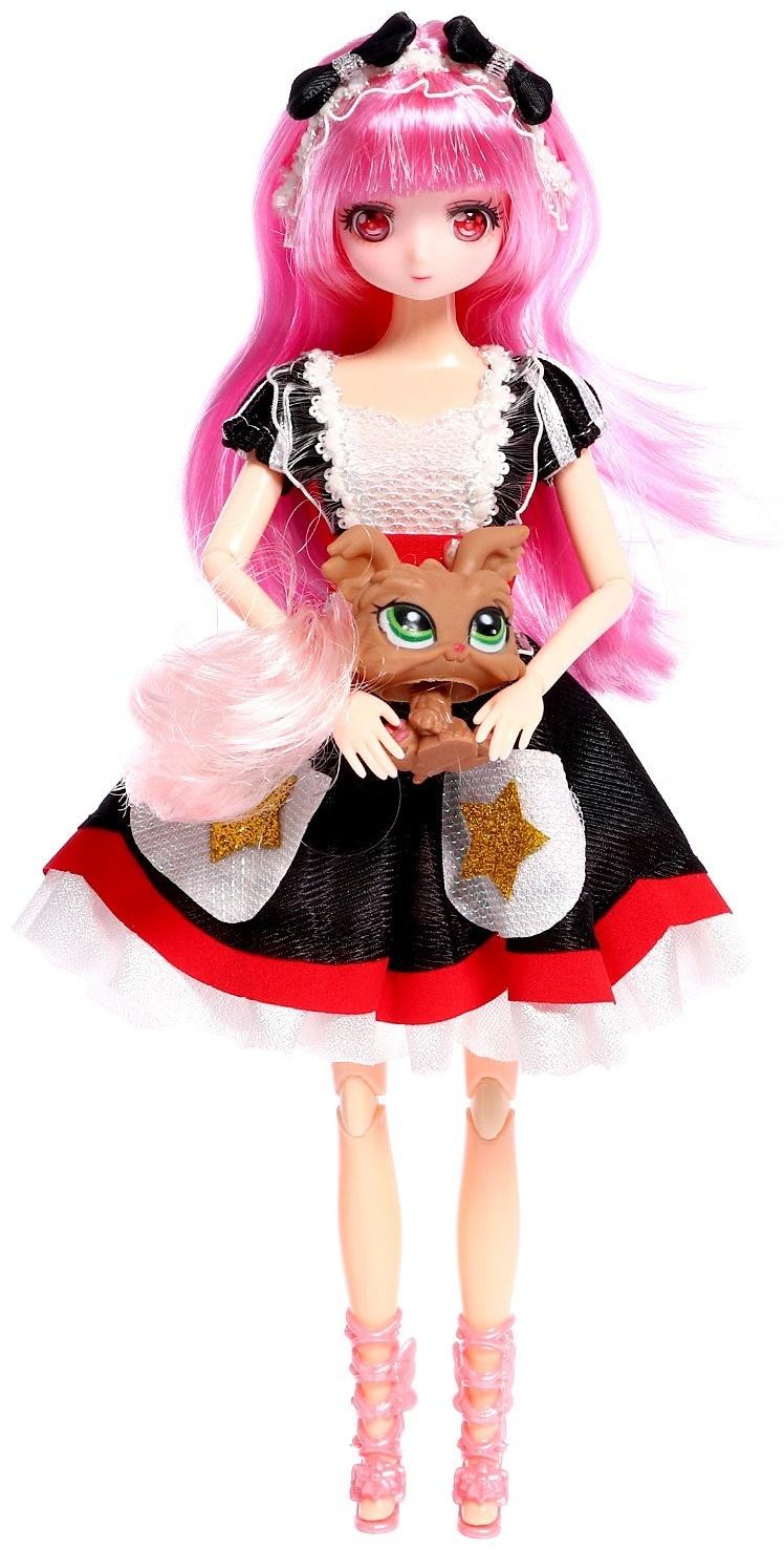 Кукла шарнирная «Пушистая магия», с питомцем