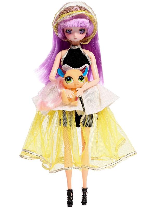 Кукла шарнирная «Пушистая мода», с питомцем