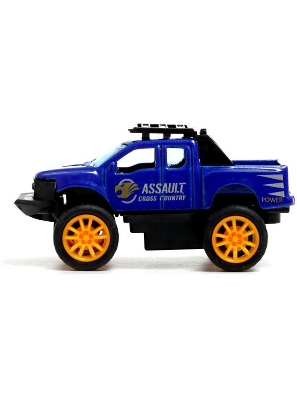 Машина металлическая «Крутые гонки. Пикап», инерция, 1:64, МИКС