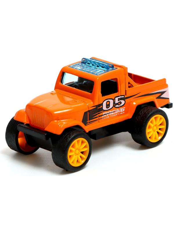 Машина металлическая «Крутые гонки. Пикап», инерция, 1:64, МИКС