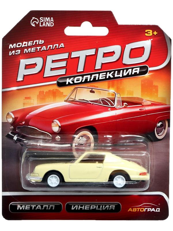 Машина металлическая «Ретро», инерция, 1:64, МИКС