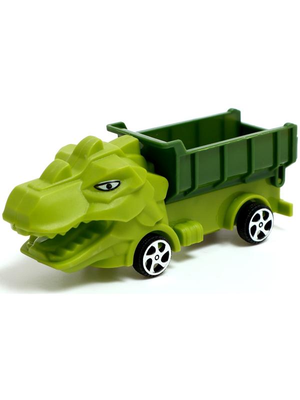 Набор грузовиков «Парк животных. Динозавры», инерция, МИКС