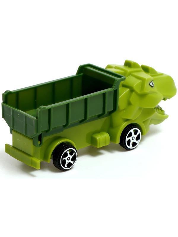 Набор грузовиков «Парк животных. Динозавры», инерция, МИКС