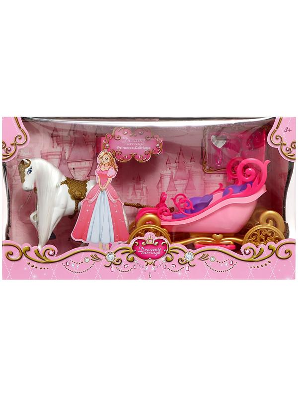 Карета для кукол «Сказка», свет, звук