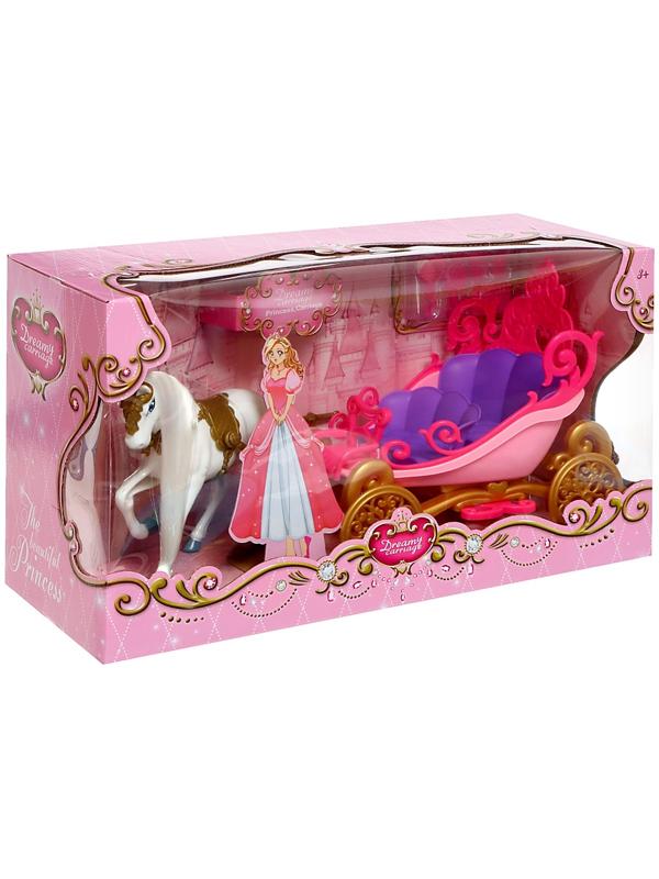 Карета для кукол «Сказка», свет, звук