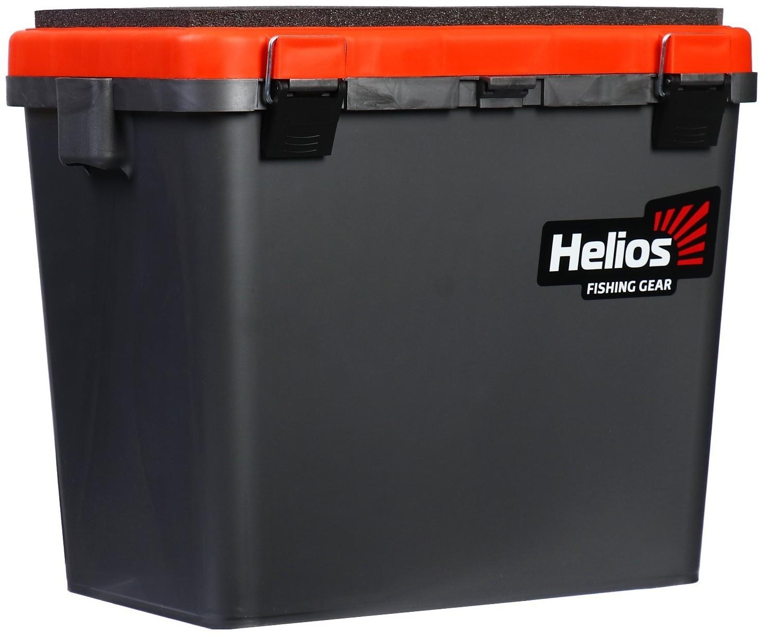 Ящик зимний HELIOS односекционный, цвет серо-оранжевый