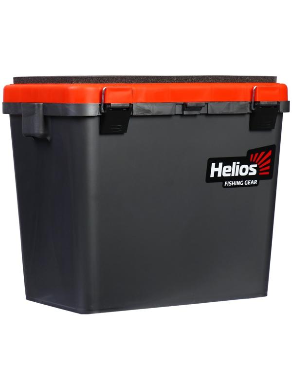 Ящик зимний HELIOS односекционный, цвет серо-оранжевый