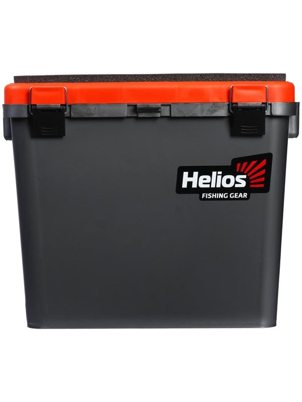 Ящик зимний HELIOS односекционный, цвет серо-оранжевый
