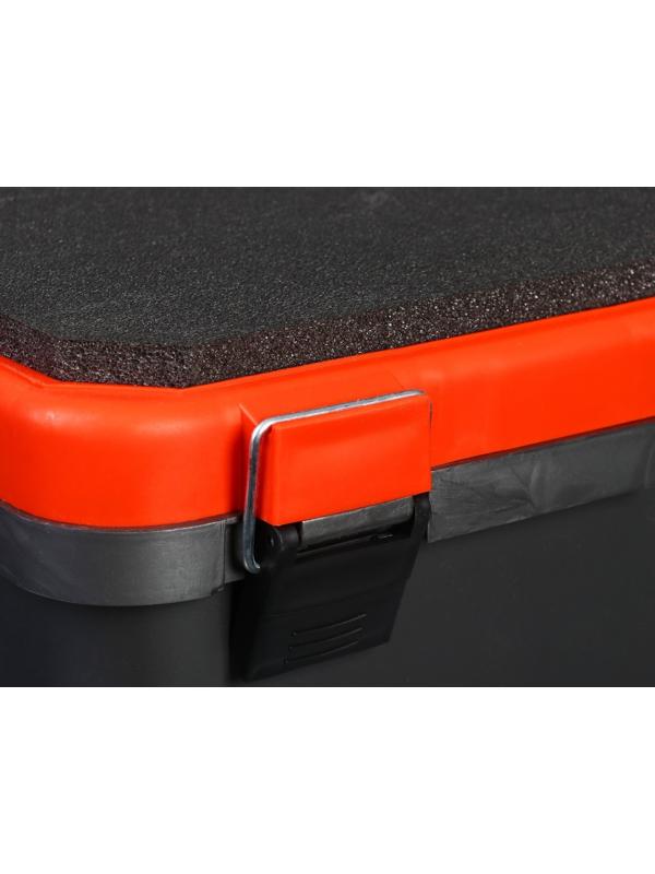 Ящик зимний HELIOS односекционный, цвет серо-оранжевый