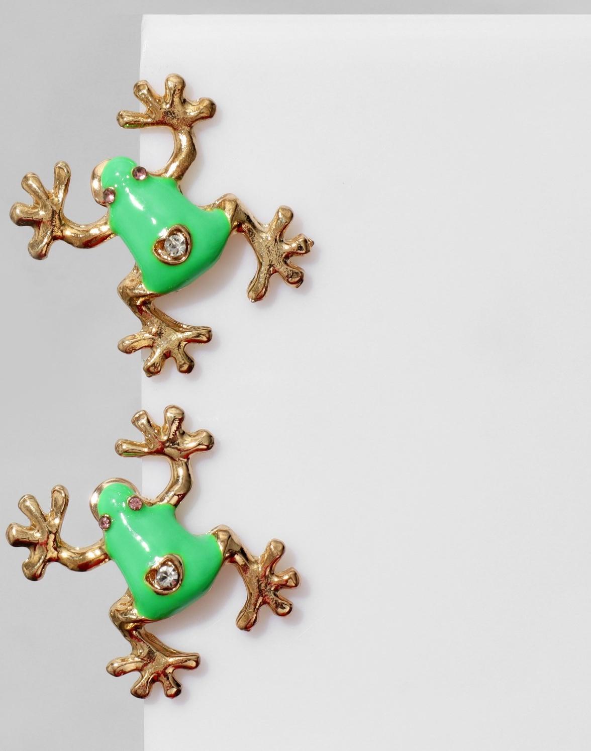 Серьги эмаль 