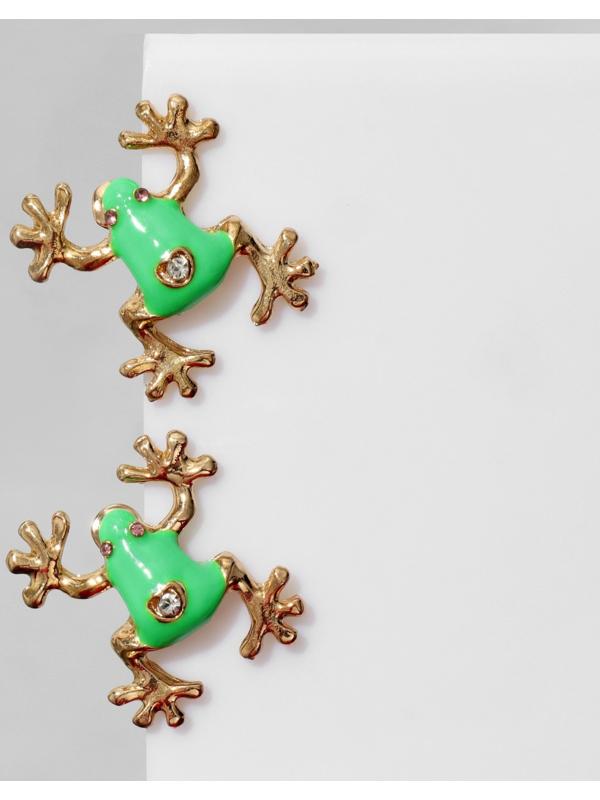 Серьги эмаль 